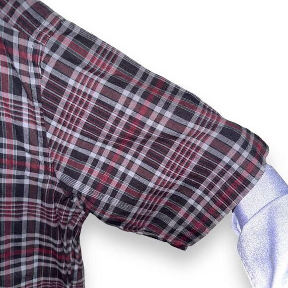 Polo Ralph Lauren Blake Black Madras S/S Button Down Shirt L - Picture 6 of 8